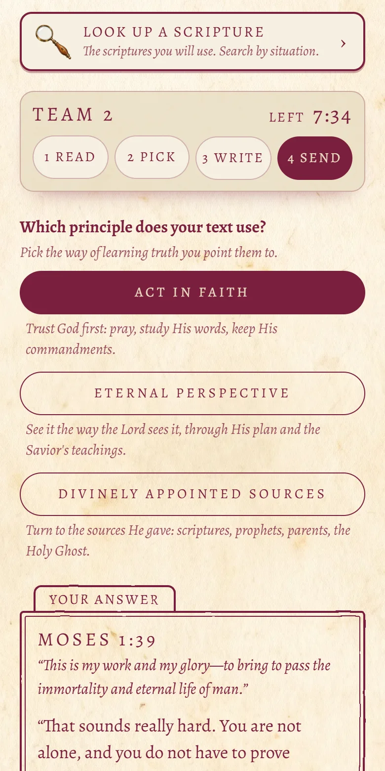Step 4: name the principle