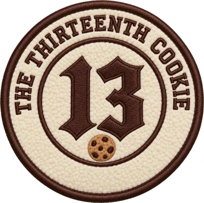 The Thirteenth Cookie chenille patch